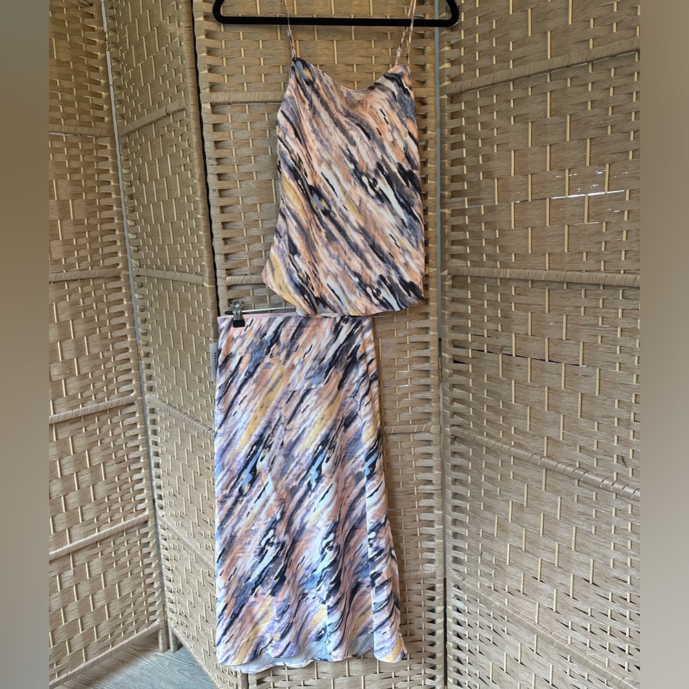 ARITZIA Camisole & Slip Skirt Matching Set
